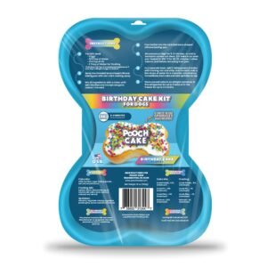 Pooch Cake birthday cake kit for dogs with sprinkles and frosting